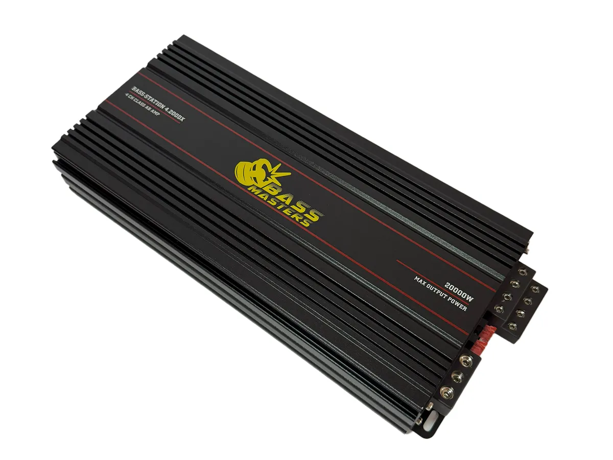 BASSMASTERS BASS-STATION 4.2000X 4 Channel Amplifier 20000W