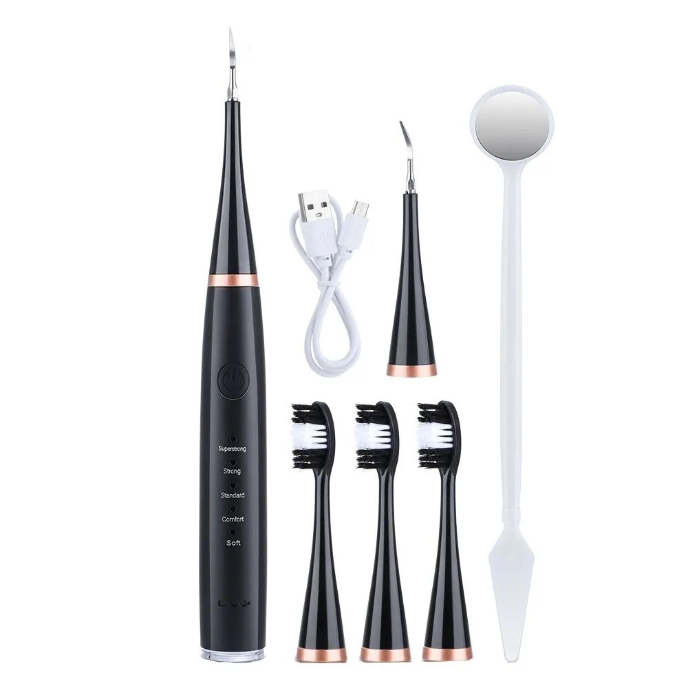 Electric Dental Teeth Whitening Kit - Black