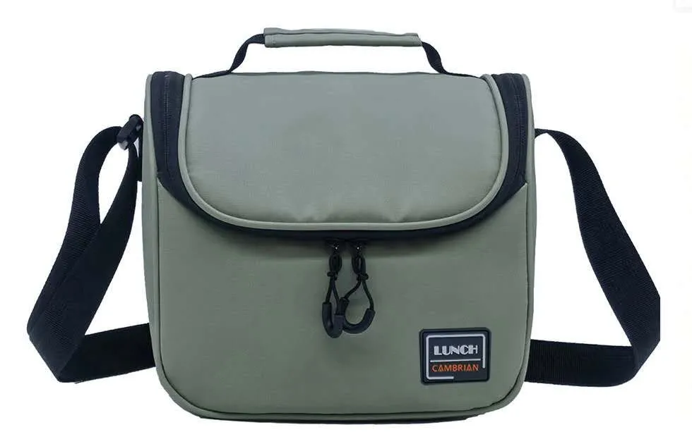 WM2512-Cambrian Waterproof Lunch Bag - Pea Green