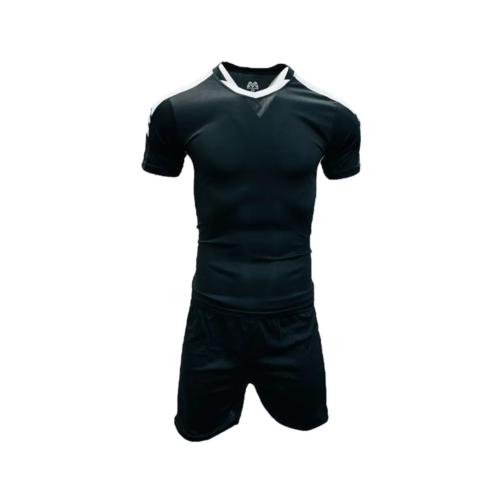 Mitzuma Iceland Squad 15 Full Soccer Kit - Youth - Black & White
