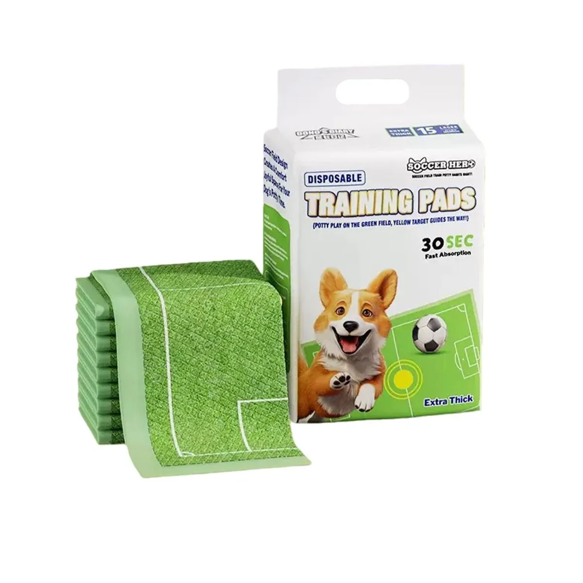 Pee Pads for Puppies & Adult Dogs, 6-Layer Ultra Absorbent, Leak-Proof
