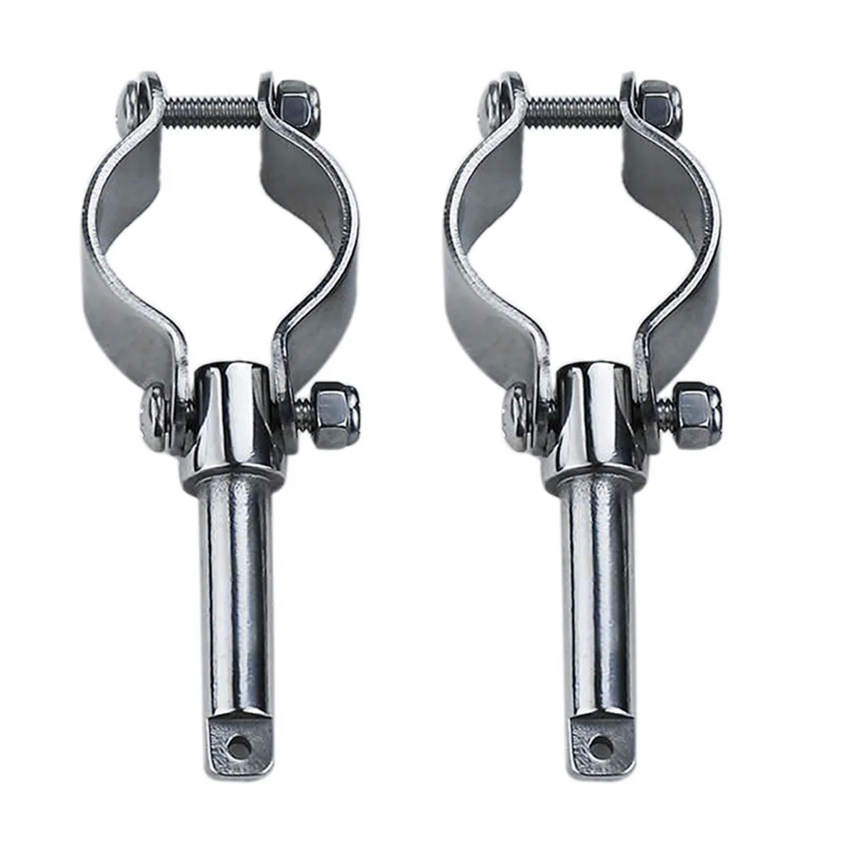 Boat Stainless Steel Row Lock Side Mount Line Oar Lock Socket