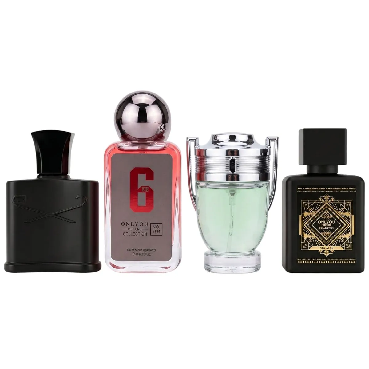4 Pack Premium Men's Eau De Parfum Gift Set 30ml for Him EDP Long-Lasting