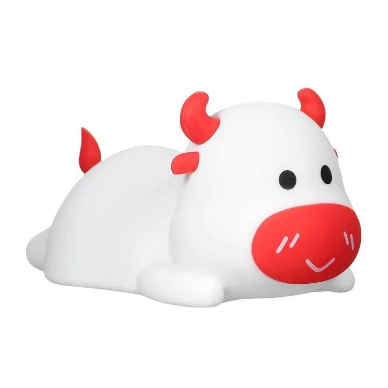 Tap Tap Night Lamp for Kids and Infants Cow Shaped LED Night Lamp for Kind