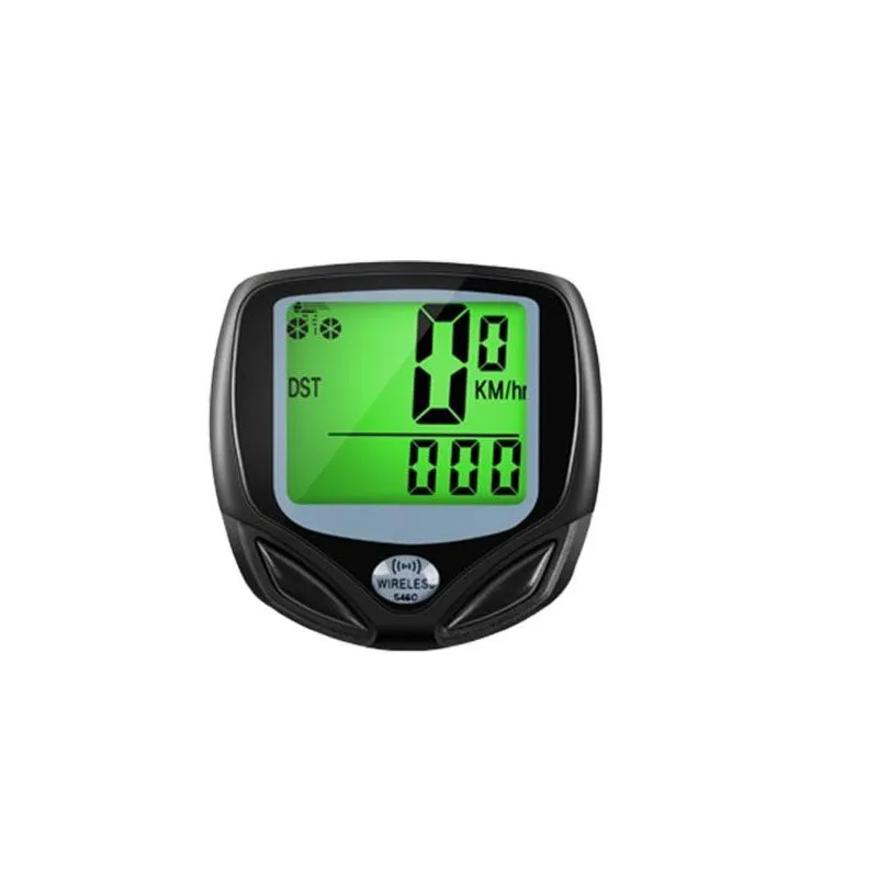 Wireless Bicycle Computer, IP54 Waterproof with Backlit Display