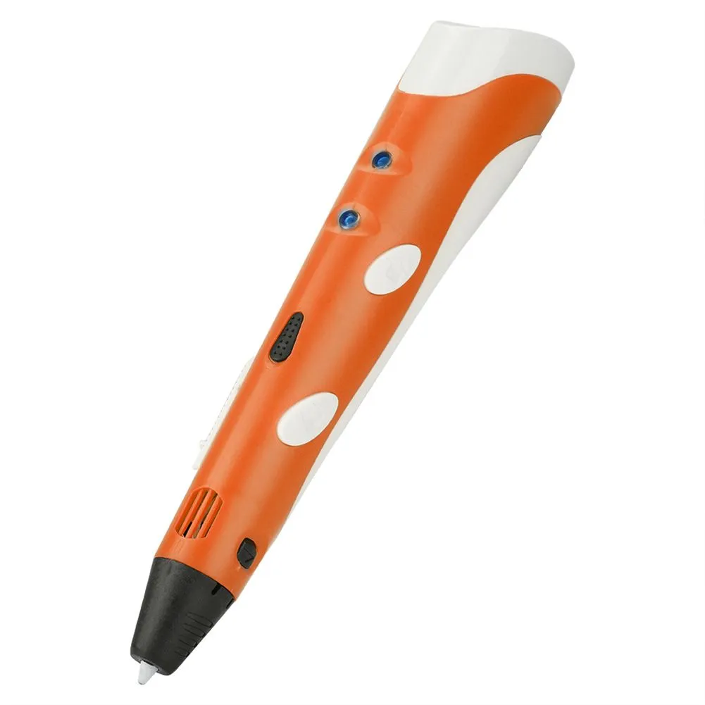 3D Printing Pen - Orange/White