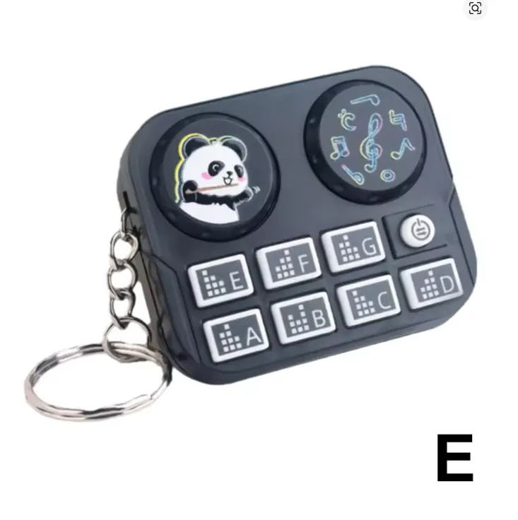 Mini DJ Player, Keychain, Musical Instrument Toy, Car Key Pendant
