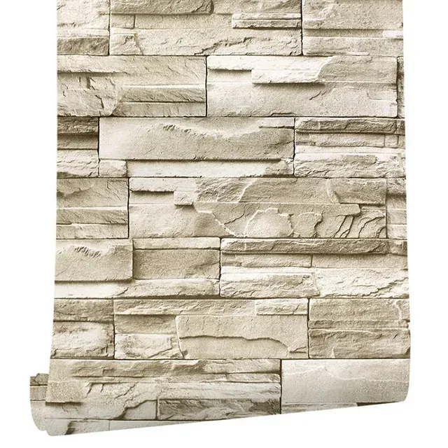 Brown Vinyl Home Decor Self Adhesive Wallpaper