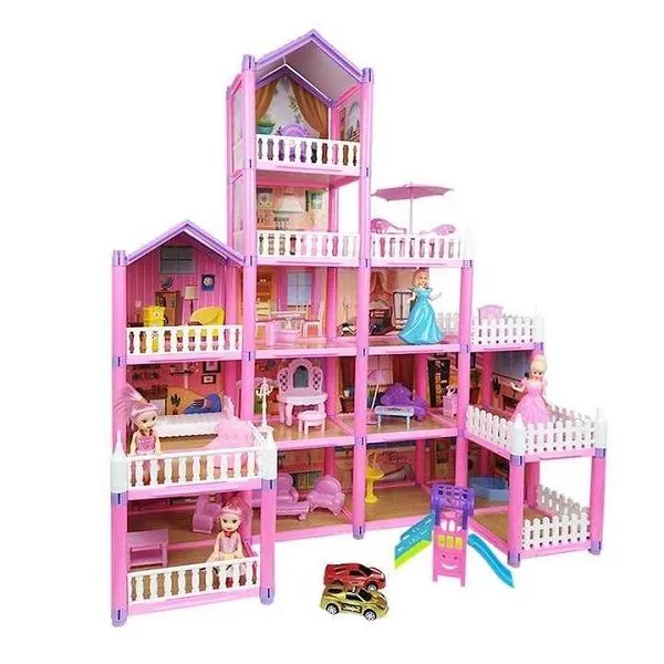 Generic Princess Castle Play Set Pretend Play Doll House Activity Toys