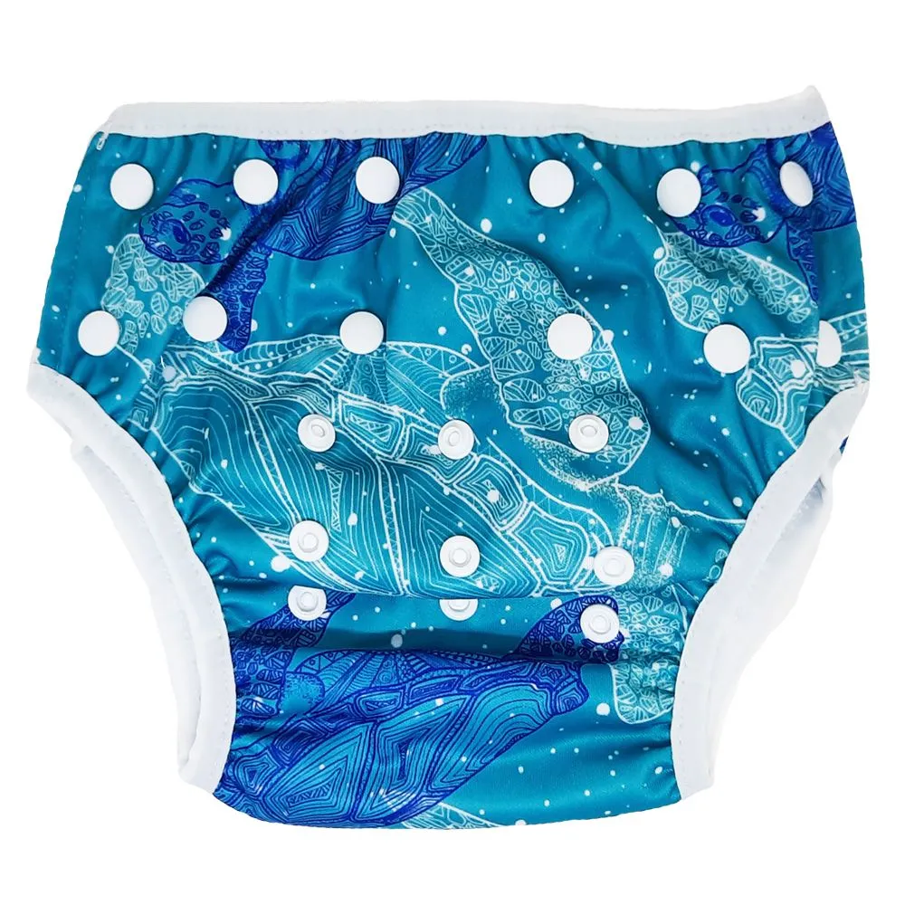 Bamboo Baby Swimming Nappy - Turtle