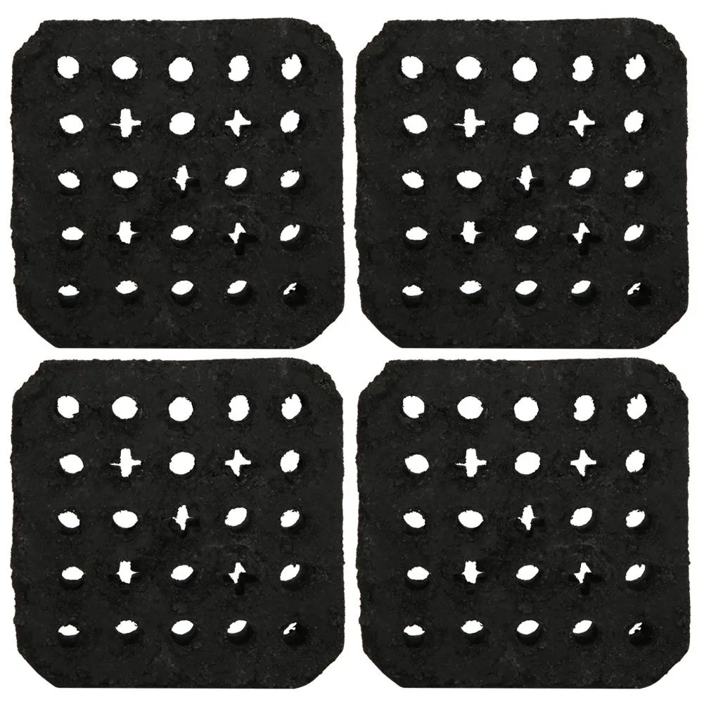 4pcs Smokeless Hardwood BBQ Charcoal Bricks