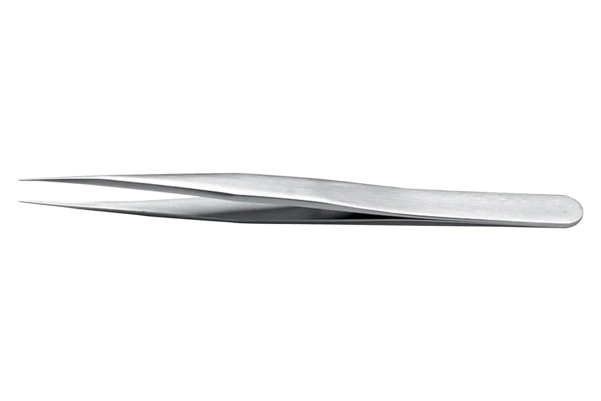 Ideal-Tek (1.S.0) Tweezer, Precision, Pointed, Stainless Steel
