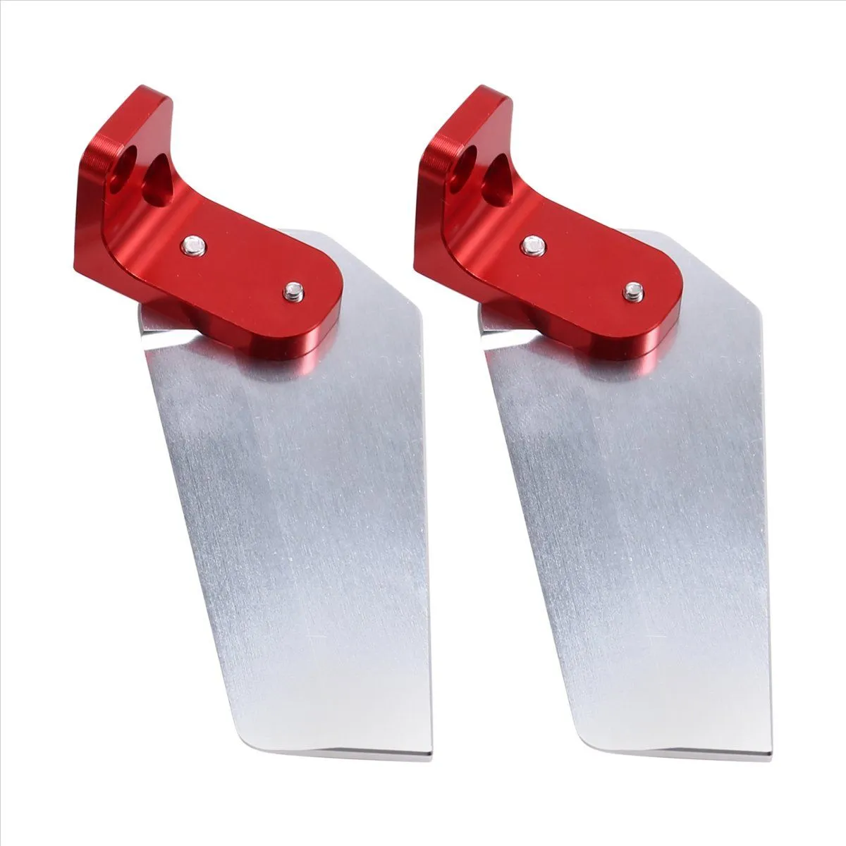 2 Turn Fin Aluminum Fins for RC Offshore Boats, Racing O Boats