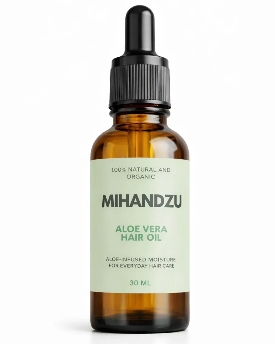 Aloe Vera Hair Growth Oil with Olive Oil, Grapeseed Oil & Vitamin E 30ml
