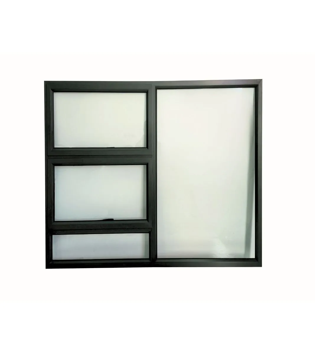 Aluminium Window 1800 x 1500 PTT1815 - Black