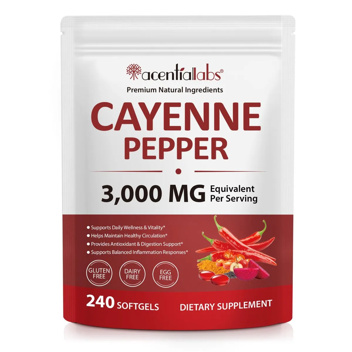Acentiallabs Chili Softgels 240P