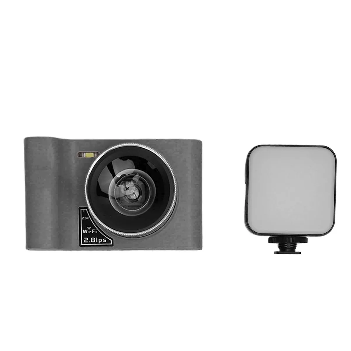 Multifunctional Digital Cam, 2.5K 24MP, 2.8" Screen, 16X Zoom, WiFi, Black