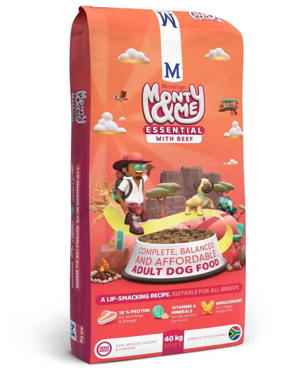 Montego Monty & Me - Essential Beef Adult Dog Food - 40 kg