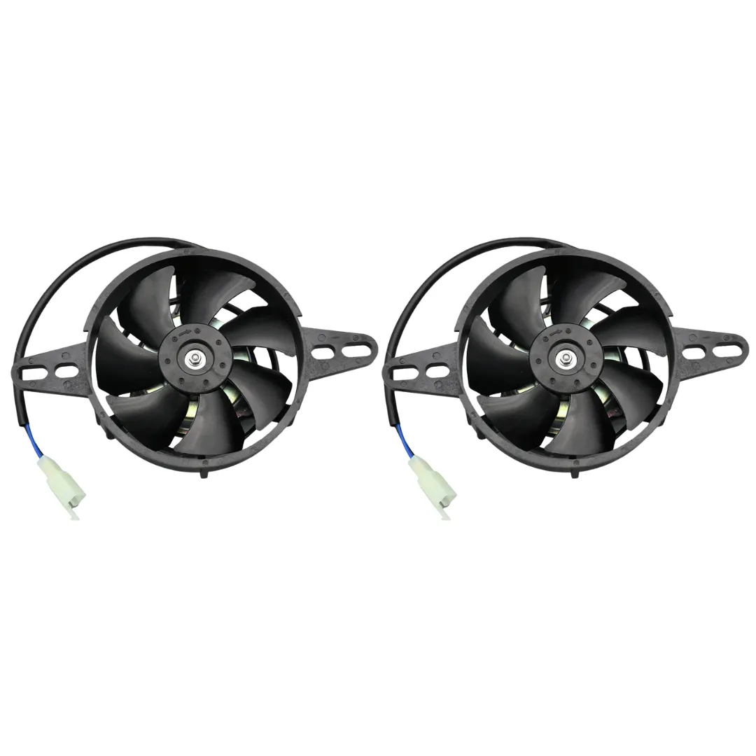 KR Aftermarket 12V Motorcycle Radiator Fan (2-Piece)