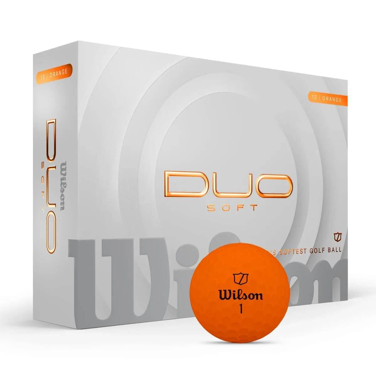 Wilson Staff Duo Soft Golf Balls - Orange