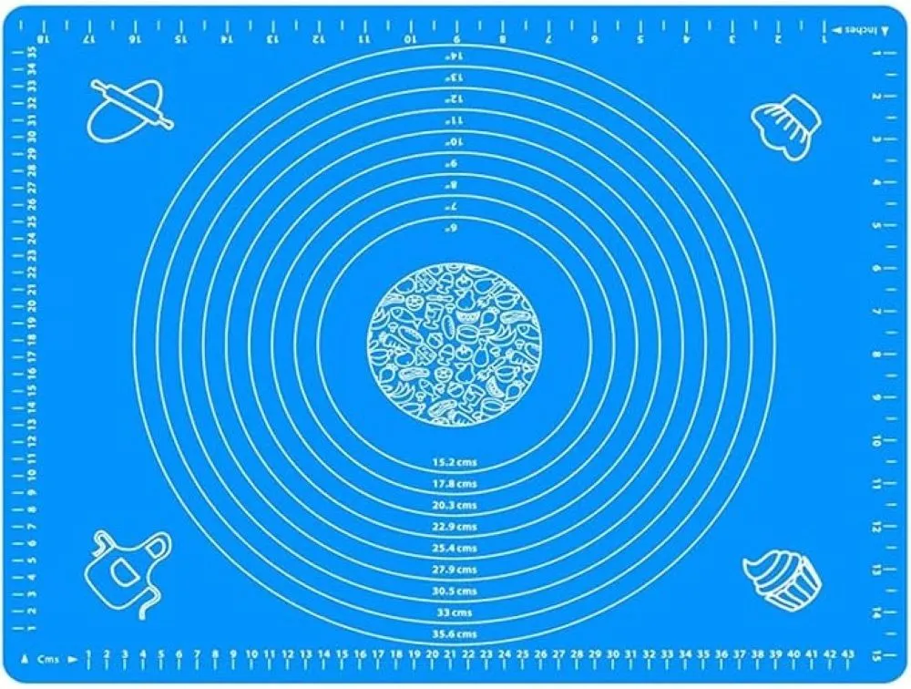 NGAT Non-Stick Silicon Baking Mat - Blue