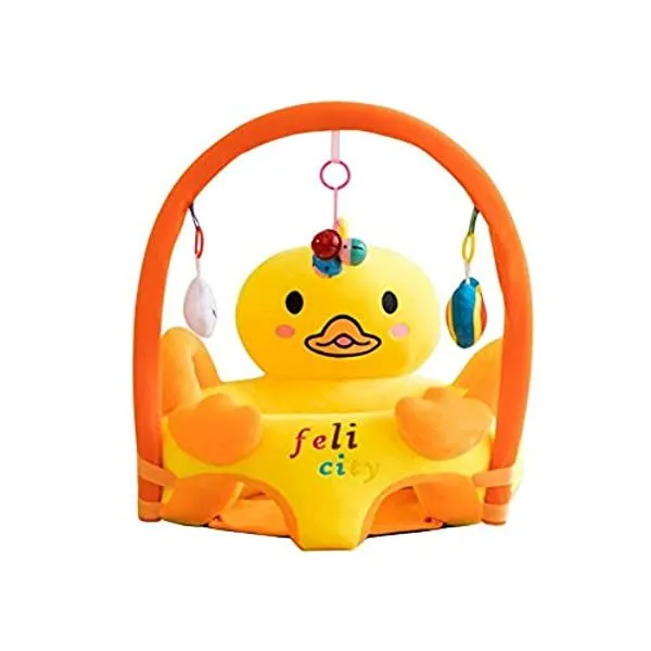 Baby Plush Chair Baby Seats Sofa With Game Pole - Duck