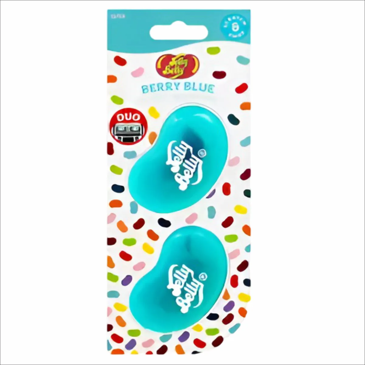 Jelly Belly Berry Blue Car Air Freshener Duo Pack - Fresh Fruity Scent