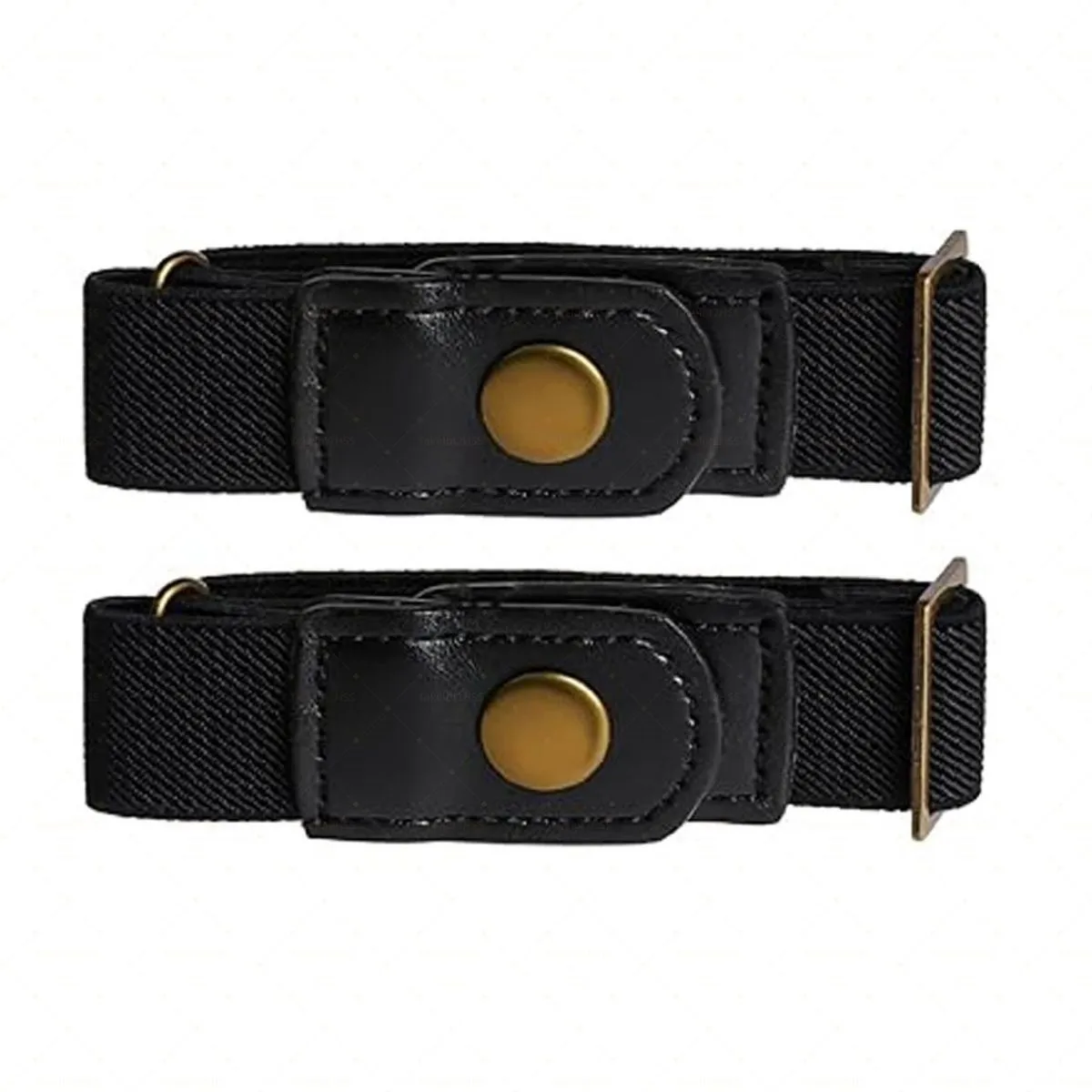 2 Pack Invisible Side No Buckle Belt Women and Men