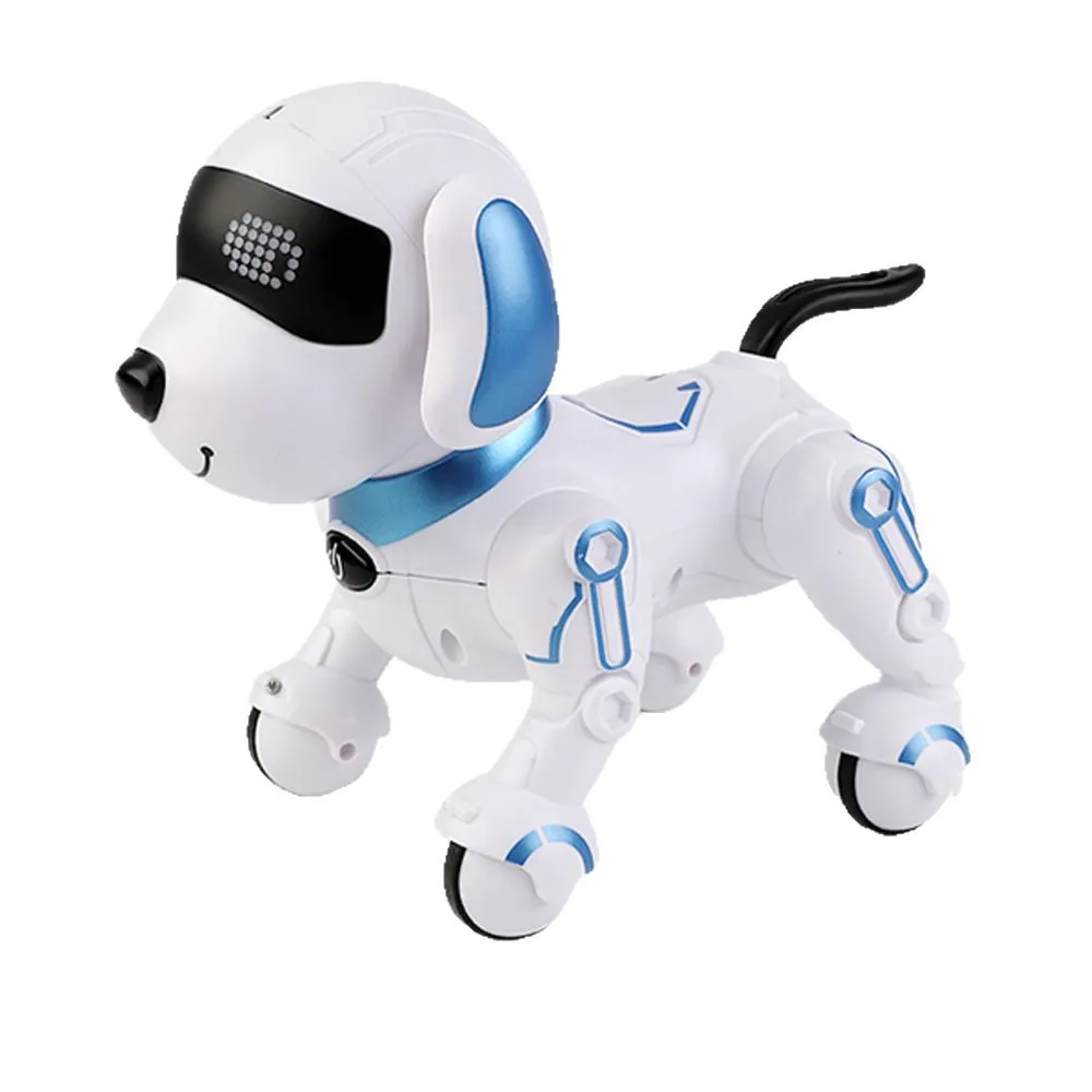 AI Robot Dog Toy for Kids Ages 3+ - Interactive Stunt Pet with Remote - Blue