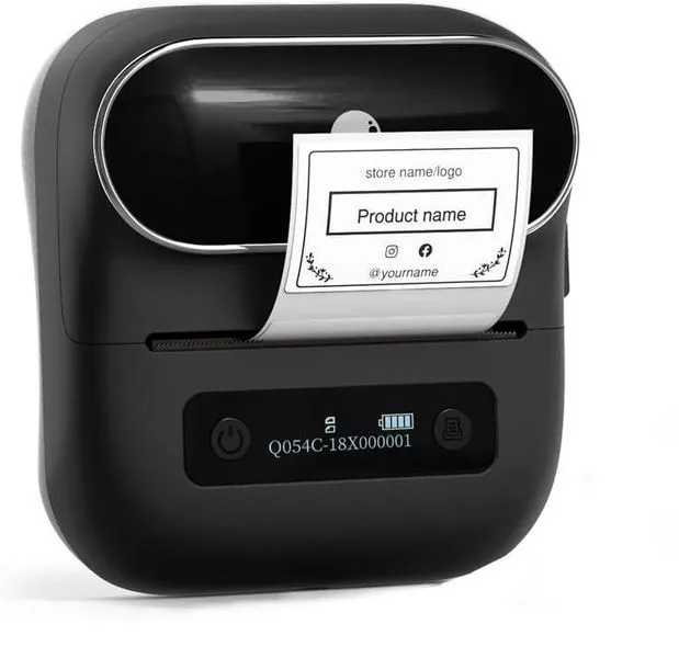 Phomemo M220 Label Maker, Upgrade 3 Inch Barcode Portable Label Printer - Black