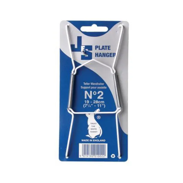 SD Homeware - White Plate Hanger (19-28cm)- Pack Of 2