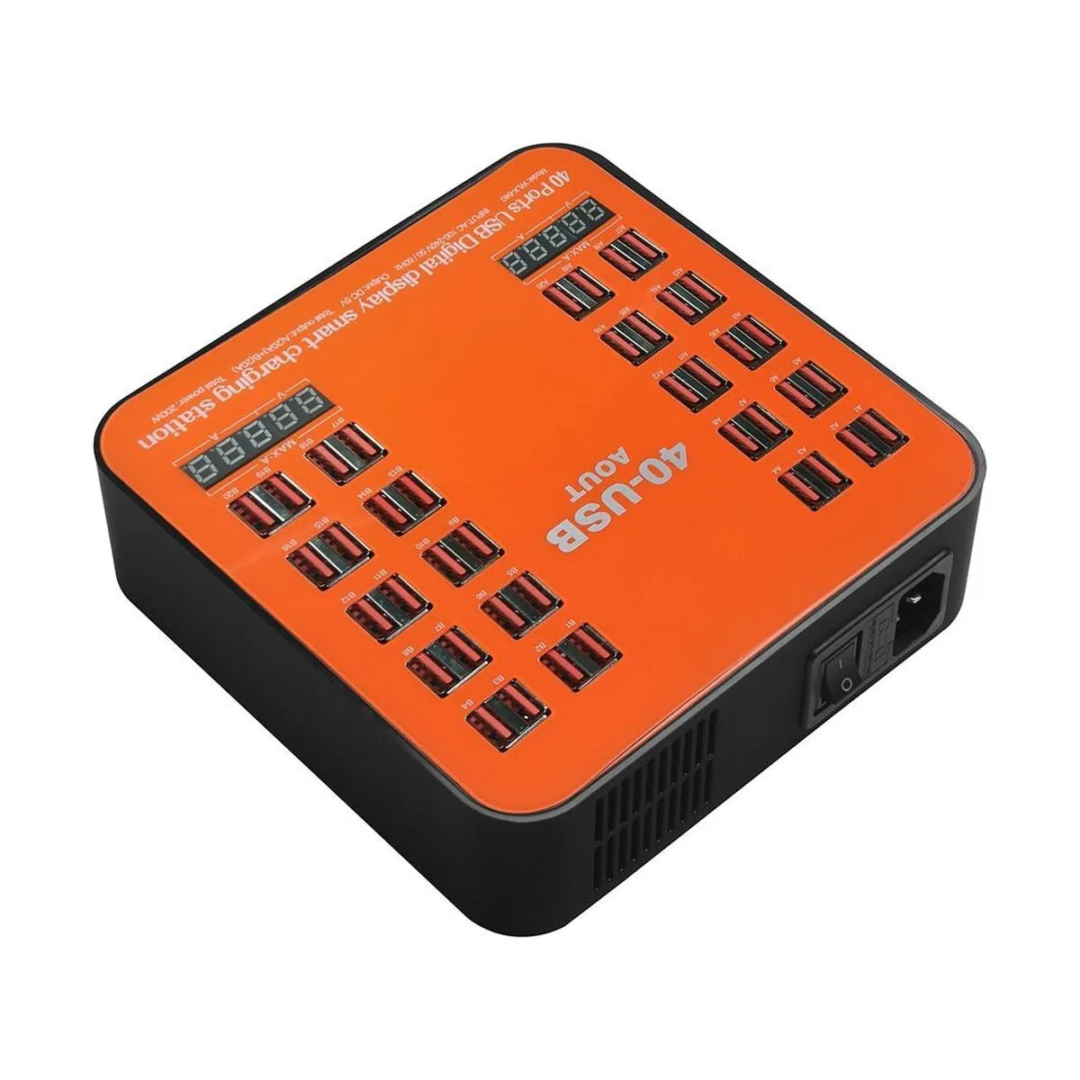 Smart Charging Multi (40) Output USB Big Docking Station