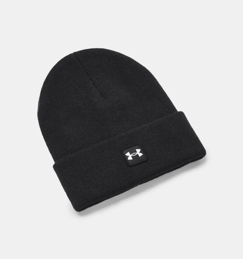 Under Armour Unisex Halftime Cuff Beanie - Black/White