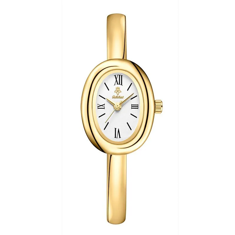 Oval Bracelet Women's Watch Gold Watch Retro Watch Simple Quartz Watch