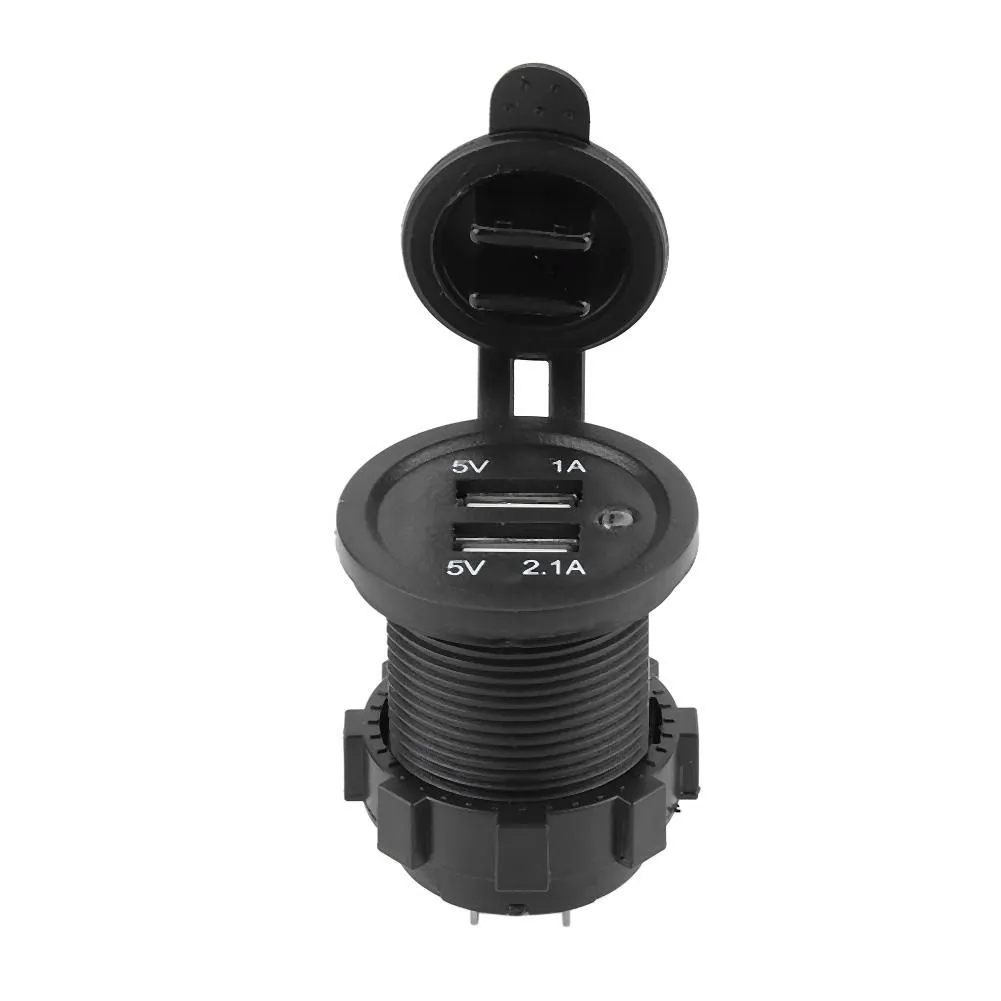 3.1A Dual USB Car Charger Modification with Blue Light for Car Boat