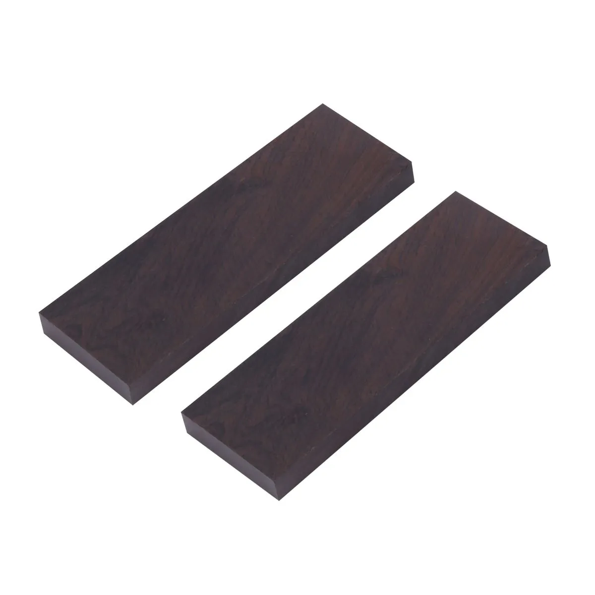 2 Pcs Black Ebony Timber Handle Plate For Music Instruments Diy Tools