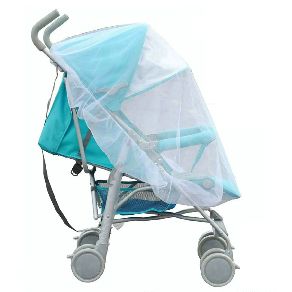 Protective Baby Stroller Universal Mosquito Net for Strollers,Cradles - M