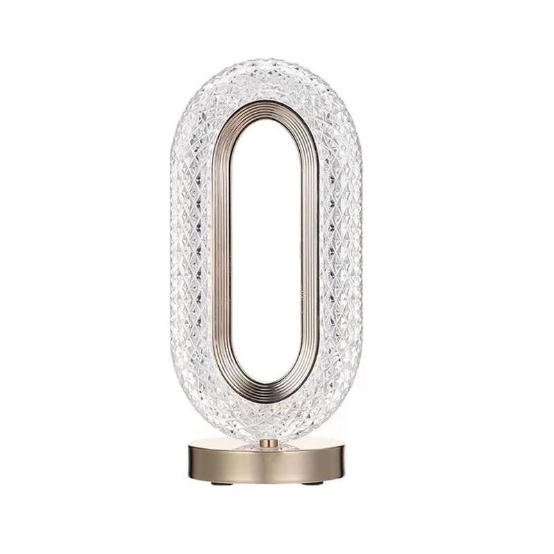 Semi-Circular Table Lamp