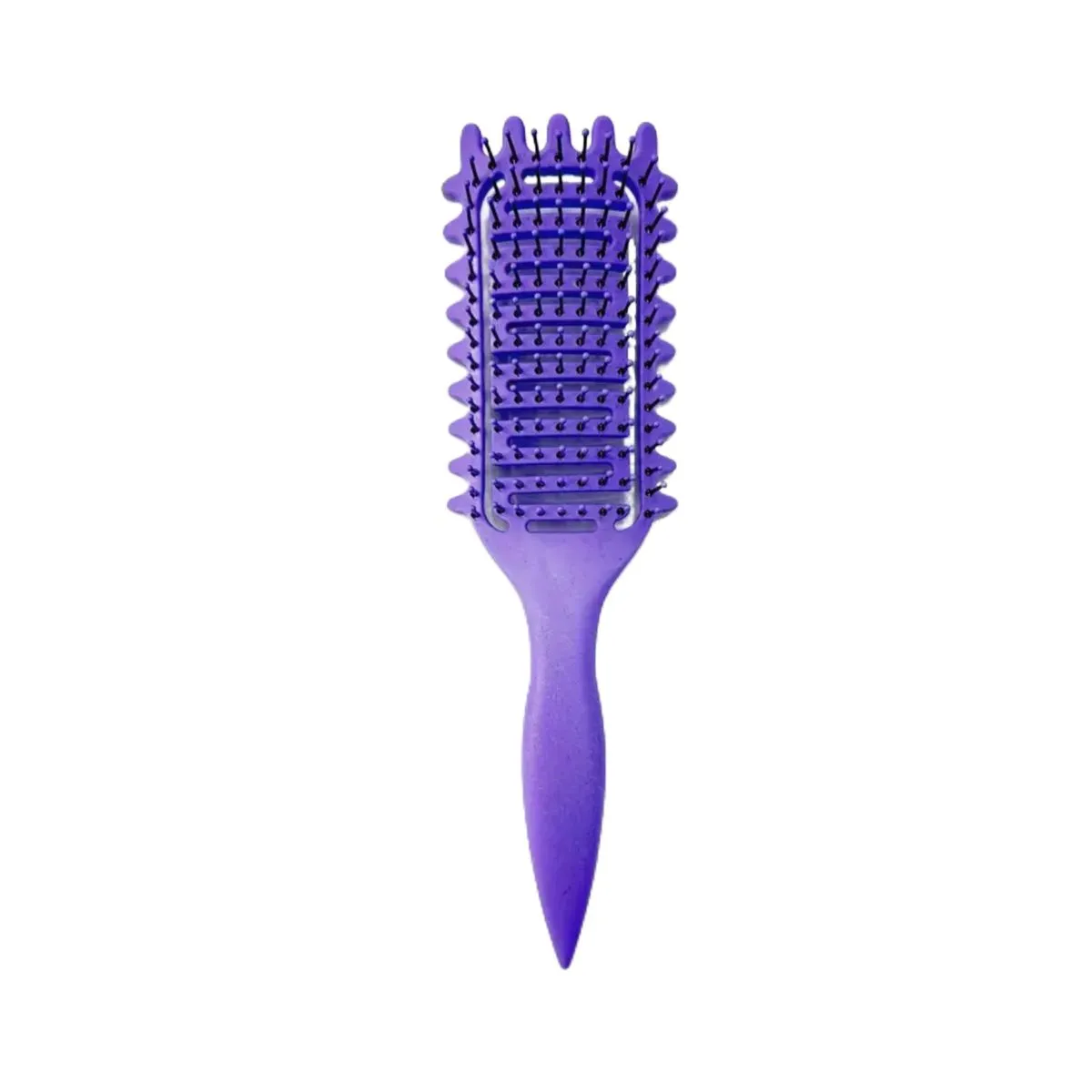 Curl Brush - Styling Comb For Curly Hair - Purple
