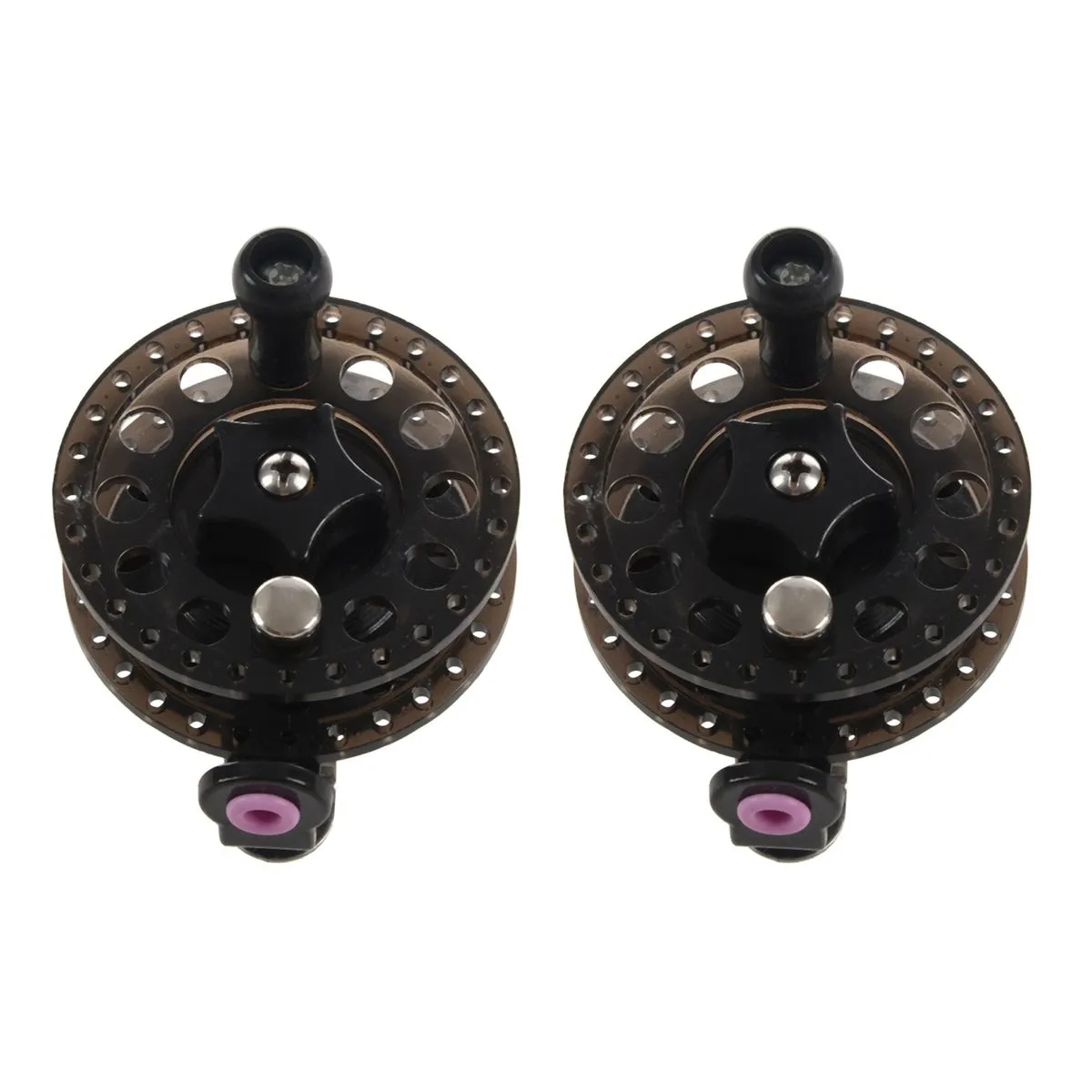 Plastic Ice Fishing Reels Fly Fishing Tackle Round Wheel Aquarium Supplies