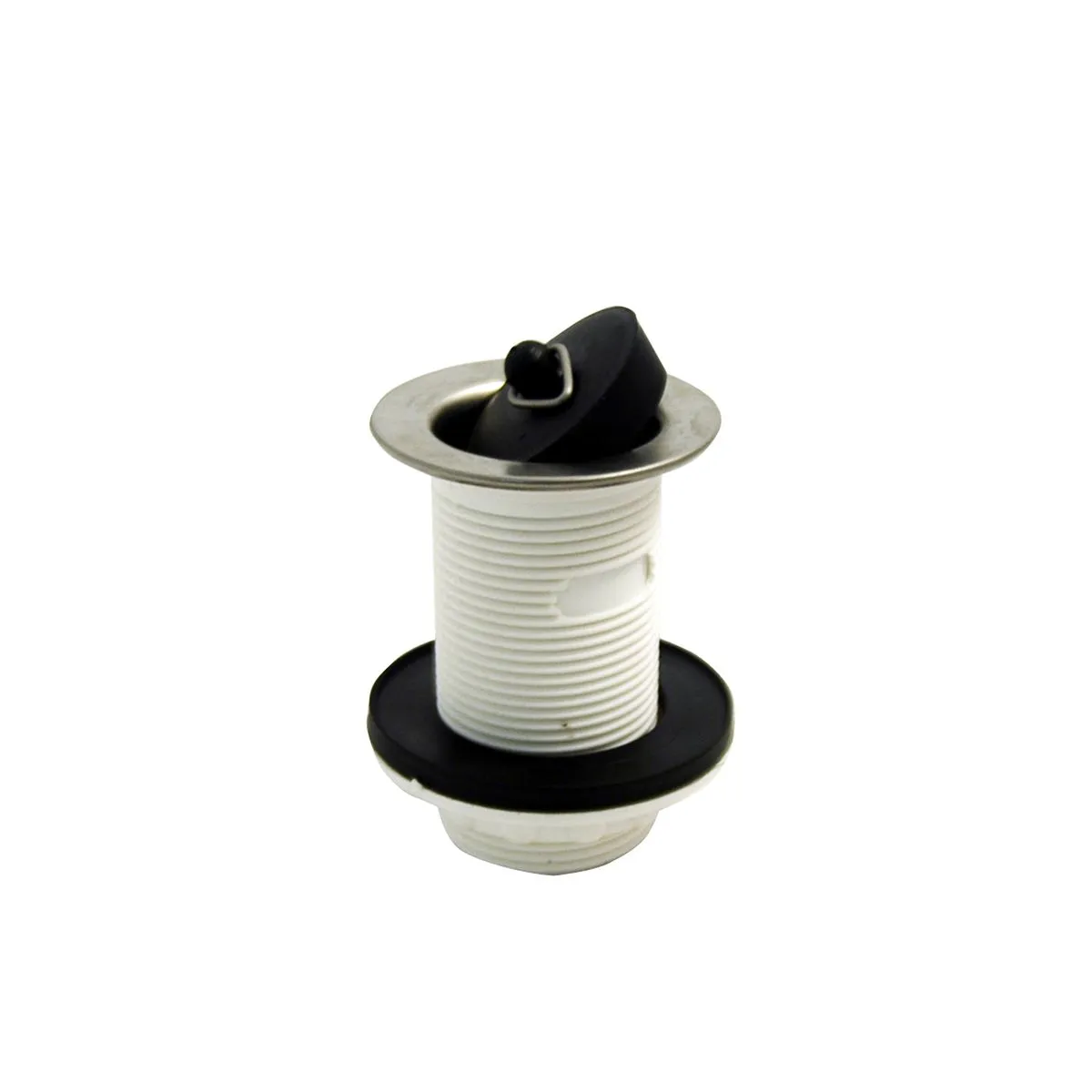 Basin Waste - Pvc + Plug - Unslotted - 8 Pack