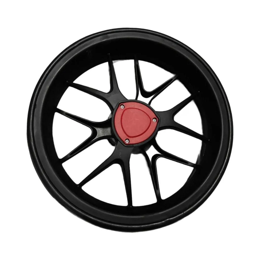 Golf Trolley Wheel Compact High Performance Portable Easy Install Replace - Black