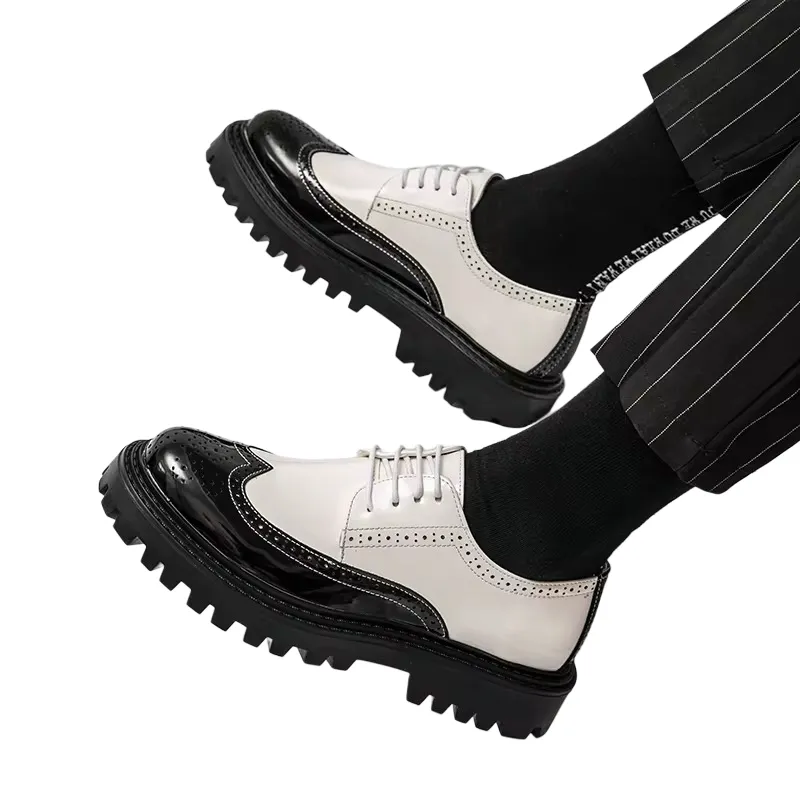 Men's Luxury Cow Leather Comfortable Slip-On Loafers with Grip Sole