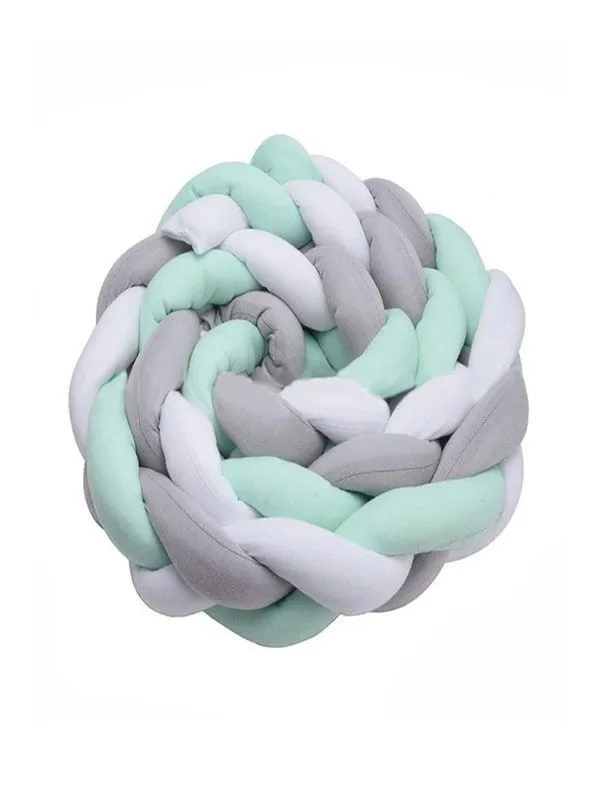 Anti-shock Baby Bed Bumper - Green, White