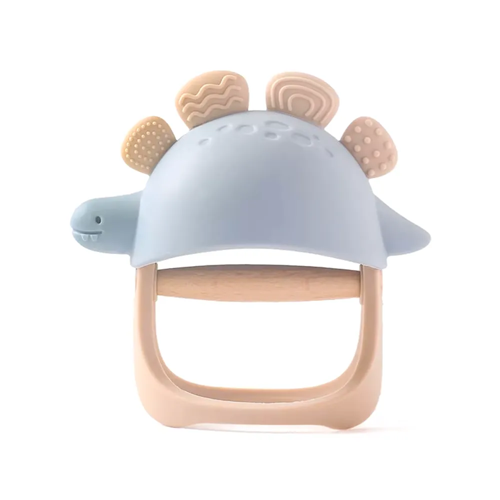 Little Luna Dinosaur Teething Glove - Blue