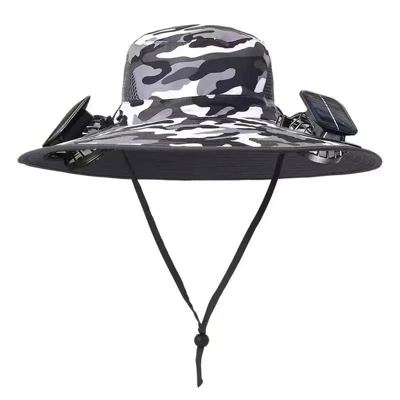 Fan Sun Hat, Solar Powered