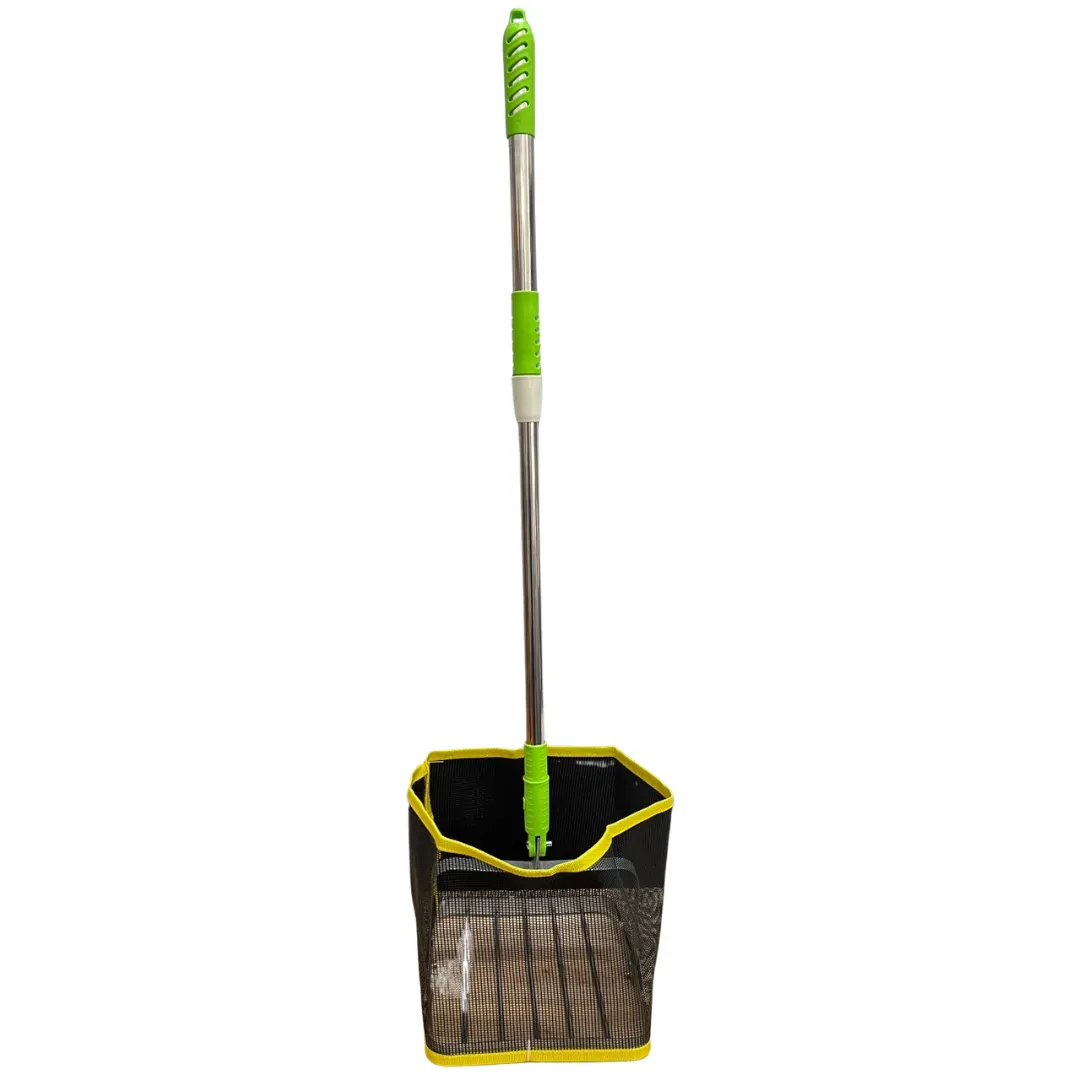 Table Tennis Ball Picker Basket + Adjustable Handle - Ball Collector