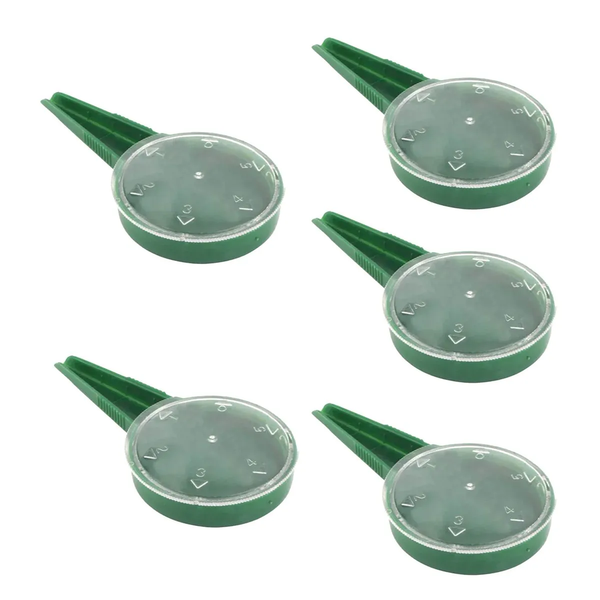 Adjustable 5-Dial Handheld Garden Seed Sower and Planter Tool - 5-pack
