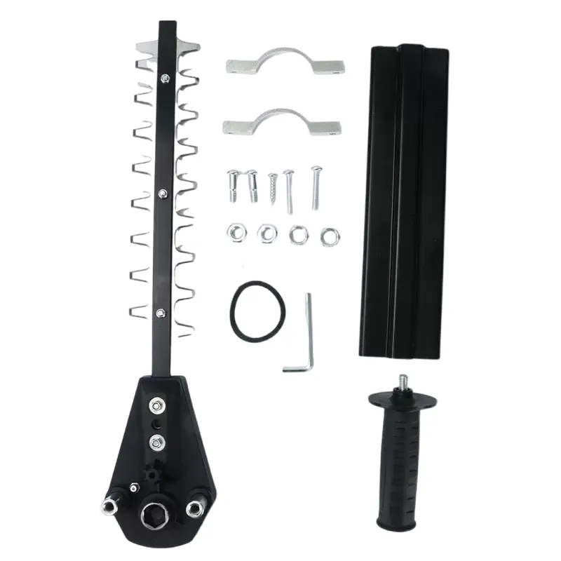 Electric hedge grinder, garden trimmer, and garden shears accessories