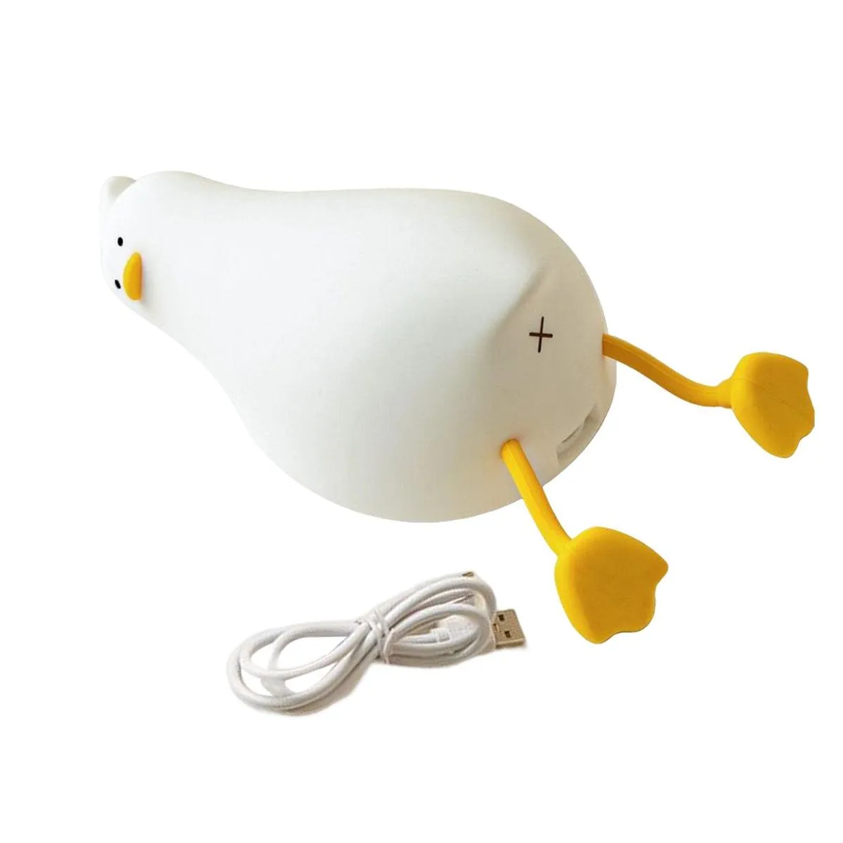 Silicone Rechargeable Led Duck Night Light Brightness Timer